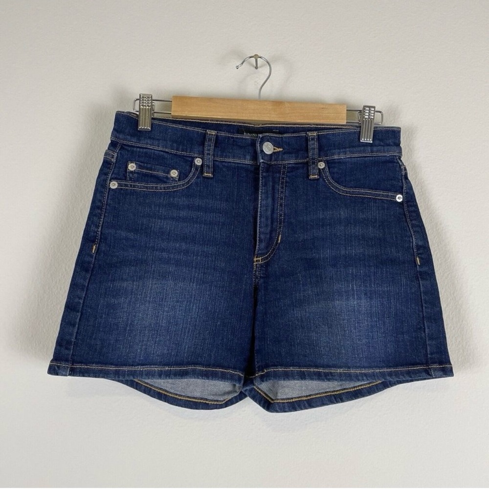 Banana Republic Shorts 26/2 Womens Dark Wash Mid-Rise 4 Inch Inseam Casual Blue